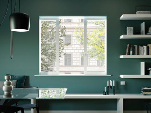 Подрамник с двумя створками для раздвижных подъемных окон