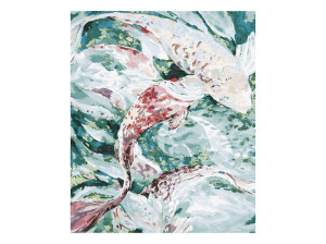 Прямоугольный ковер ручной работы