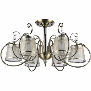 Потолочная люстра Freya Simone FR2020-PL-06-BZ FREYA ДИЗАЙНЕРСКИЕ, SIMONE BRONZE 187911 Бежевый