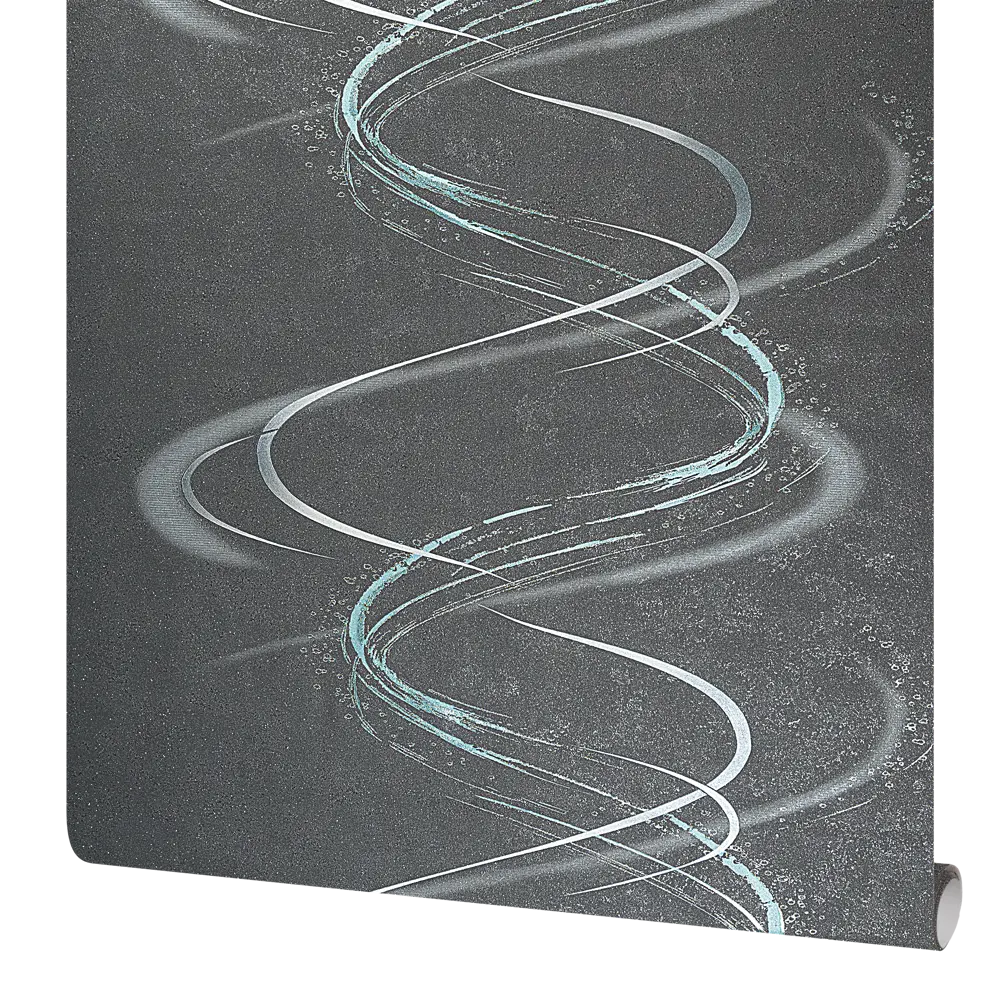 Обои флизелиновые Ateliero Tornado черные 1.06 м At589239 STLM-2164068