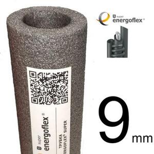Теплоизоляция Energoflex® Super С18/9, для трубы 16, толщина стенки 9 мм, цвет серый