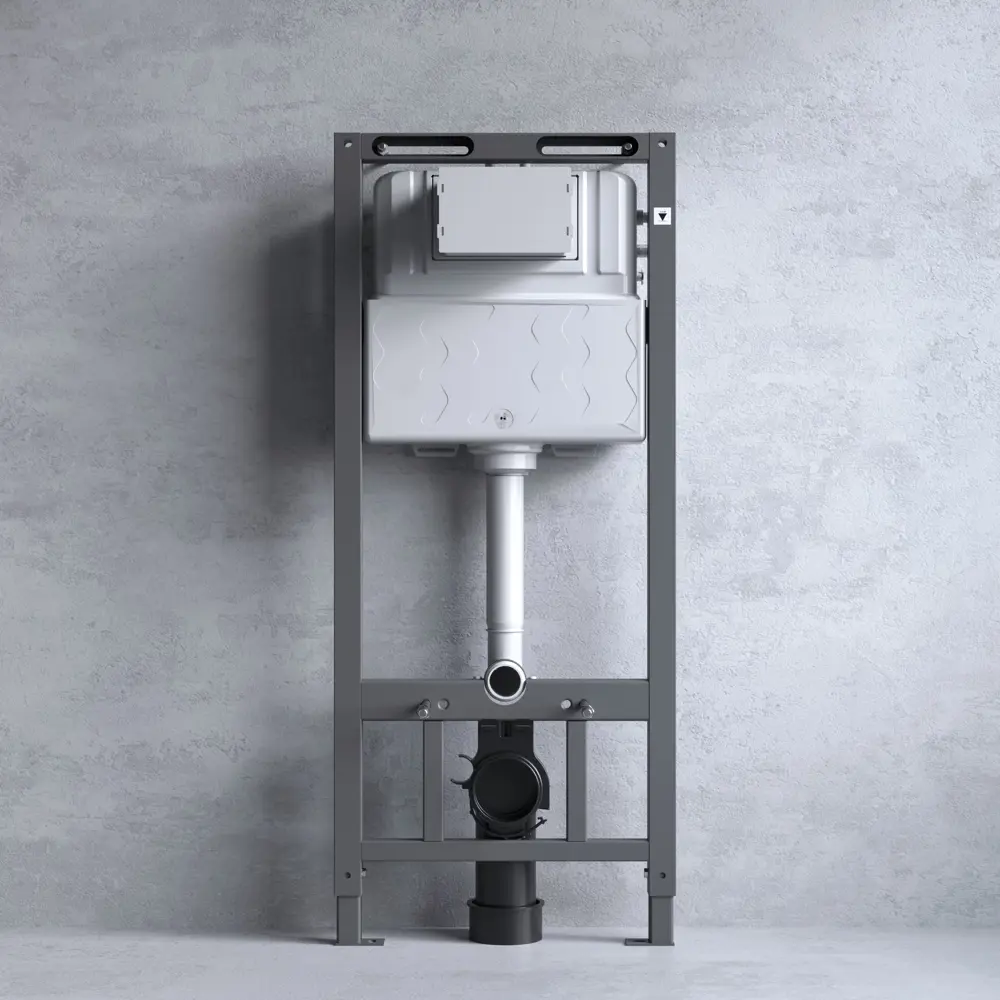 Комплект инсталляции AM.PM Tech с безободковым унитазом Moneron клавиша AM.PM Tech L хром STLM-2018227 - Вид №4