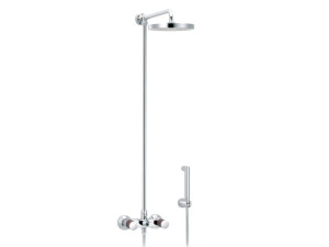 Настенная душевая колонна с ручным душем