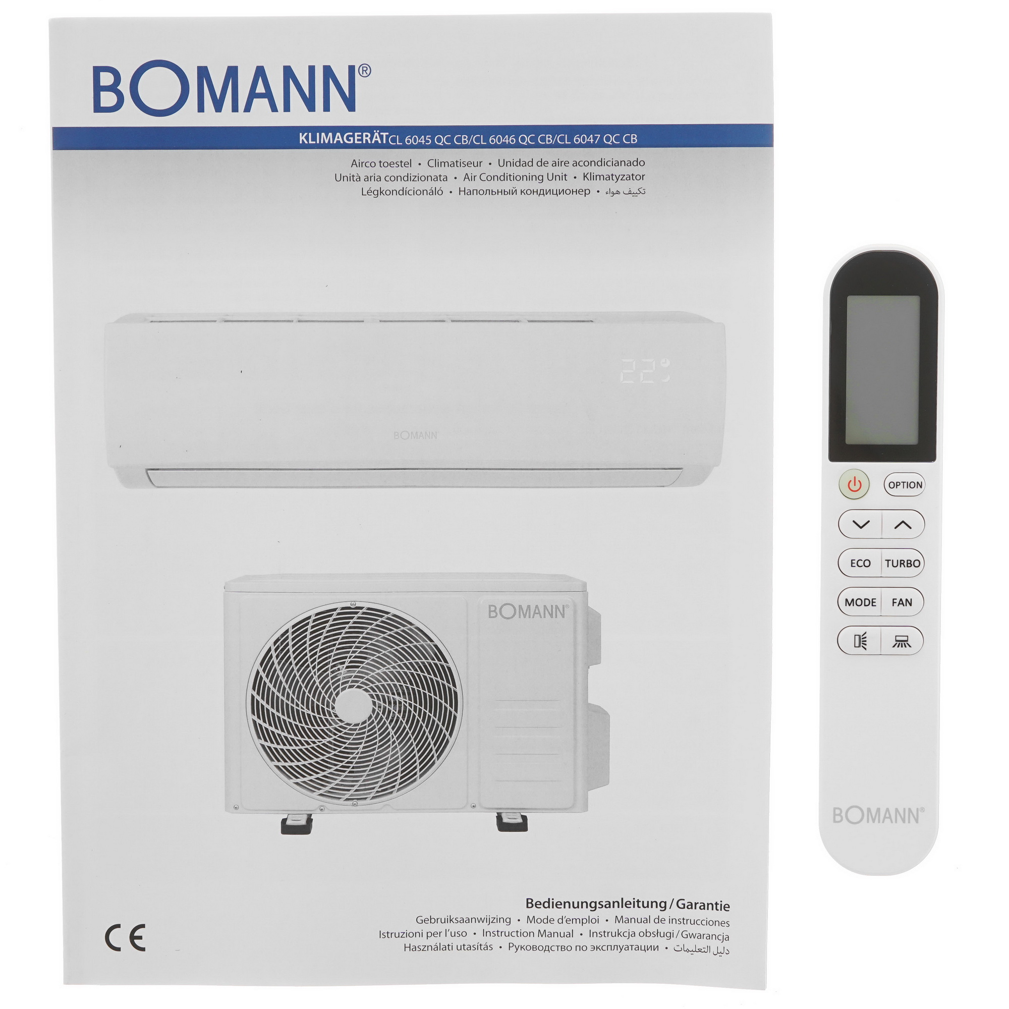 9903196 Кондиционер настенный сплит-система Bomann CL 6045 QC CB белый STDN-0066440 - Вид №10