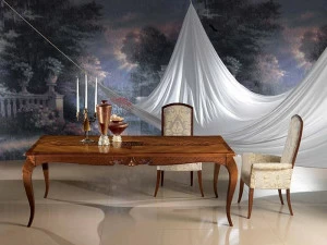 Carpanelli Раздвижной прямоугольный стол из ореха  Ta33