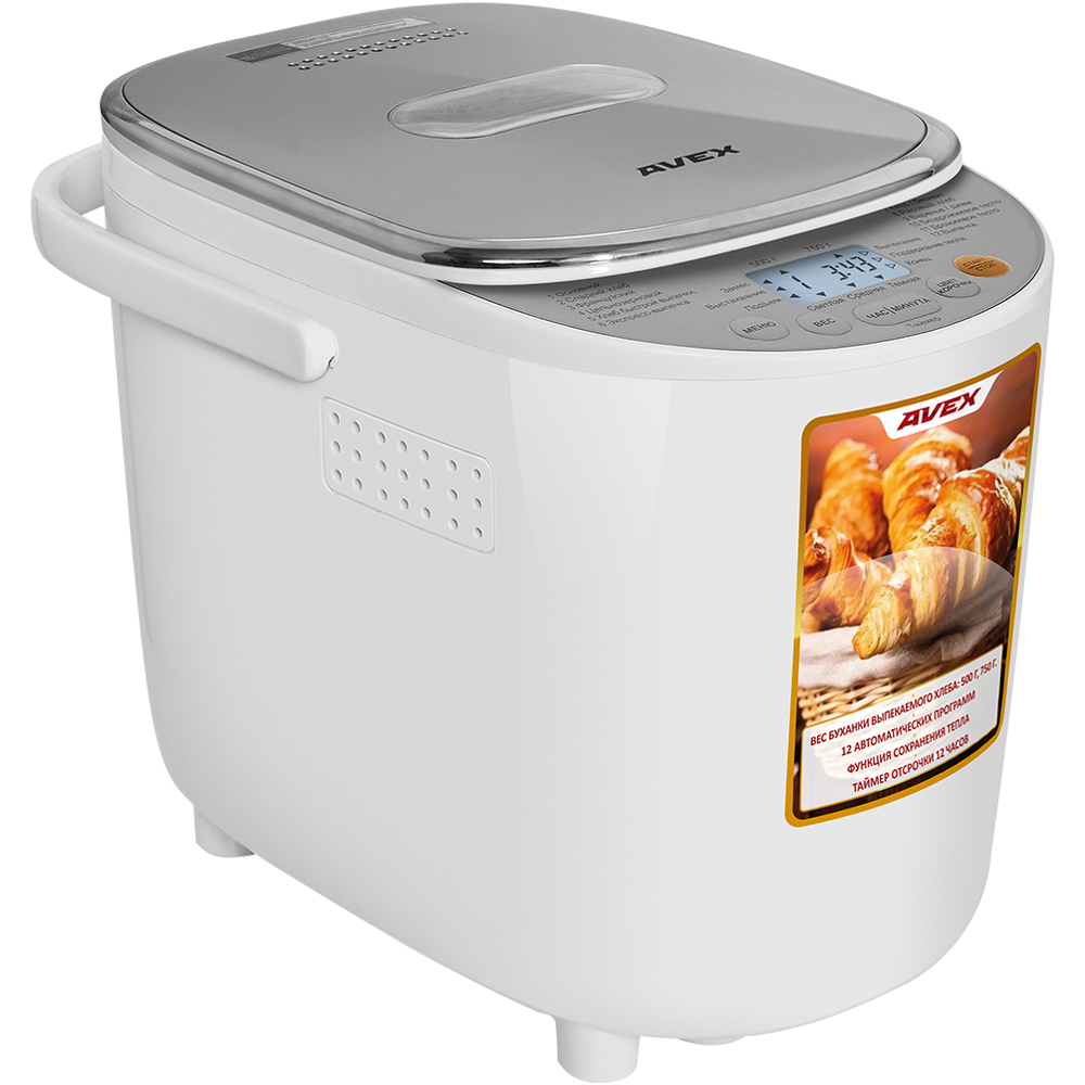5354268 Хлебопечь AVEX BM 500 S серебристый STDN-0052758