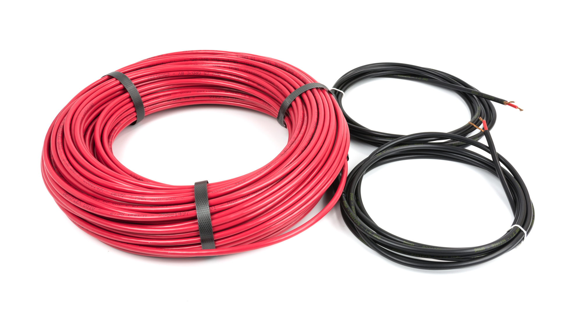 Danfoss DEVIbasic™ 10S — одножильный нагревательный кабель для защиты трубопроводов от замерзания и защиты от промерзания грунта под холодильными камерами и искусственными катками DEVIbasic 10S кабель 268 Вт 230 В 26 м 84001505 