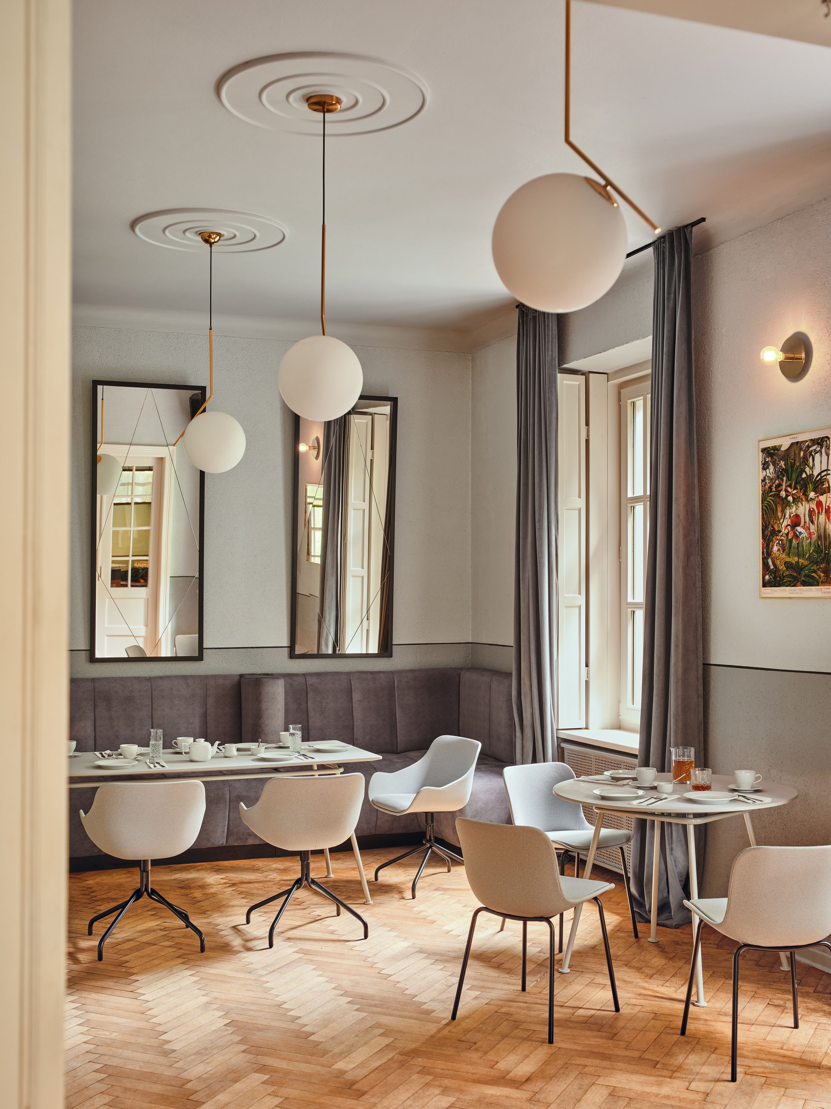 Металлический прямоугольный обеденный стол MDD новая школа ARCH-00148415 - Вид №12