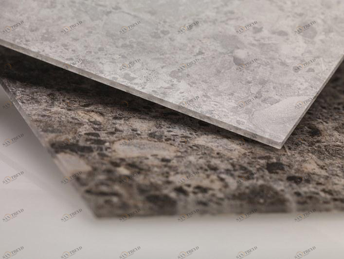 REHAU Стеклянная мебельная пленка с эффектом мрамора Rauvisio sun-id-1407086