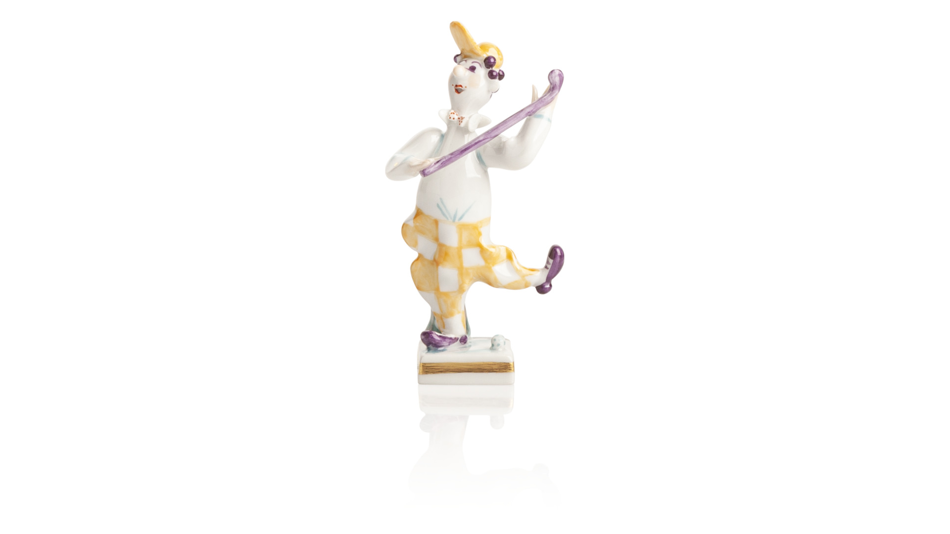 93356 Meissen Фигурка 8см "Гольфист" (П.Штранг СПОРТ) Фарфор  - Вид №1