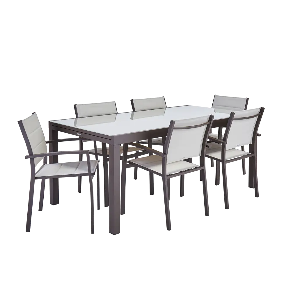 Naterial Lyra II - раздвижной садовый стол со стеклянной столешницей 84494120 STLM-0952802 - Вид №23