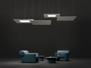 Акустическая ткань подвесной светильник