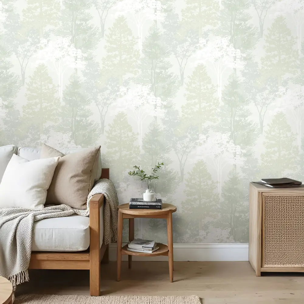 Обои флизелиновые Erismann Пленэр зеленые 1.06 м 61056-04 STLM-2203133 - Вид №1