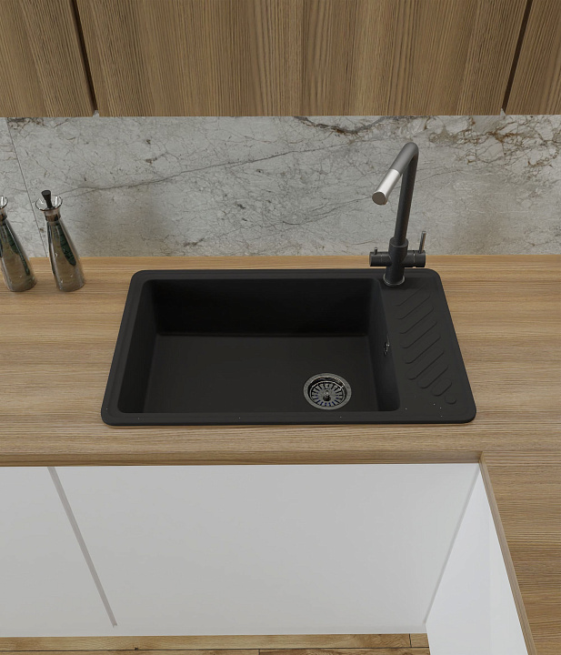Кухонная мойка Кварц QUARZ S465 GranFest 51-S465 - Вид №4