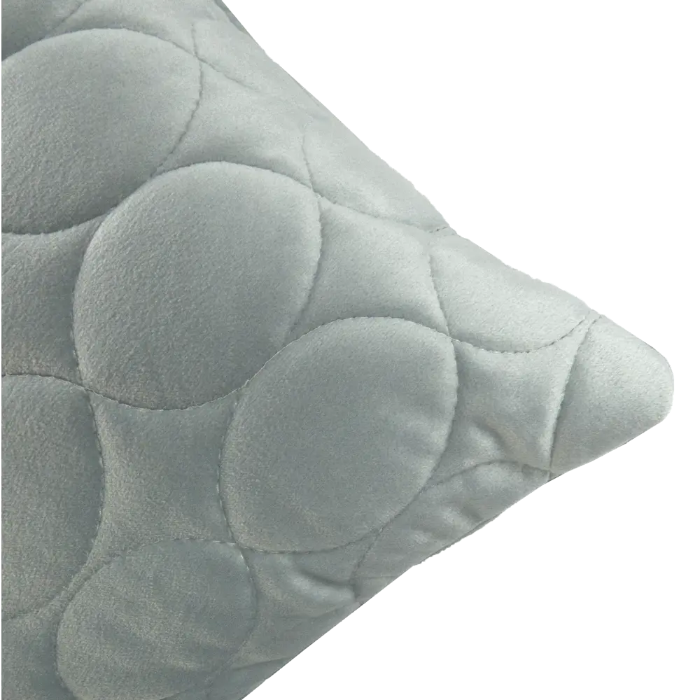 Подушка Овалы 50x50 см цвет серебро 88110700 STLM-2070323 LINEN WAY  - Вид №2