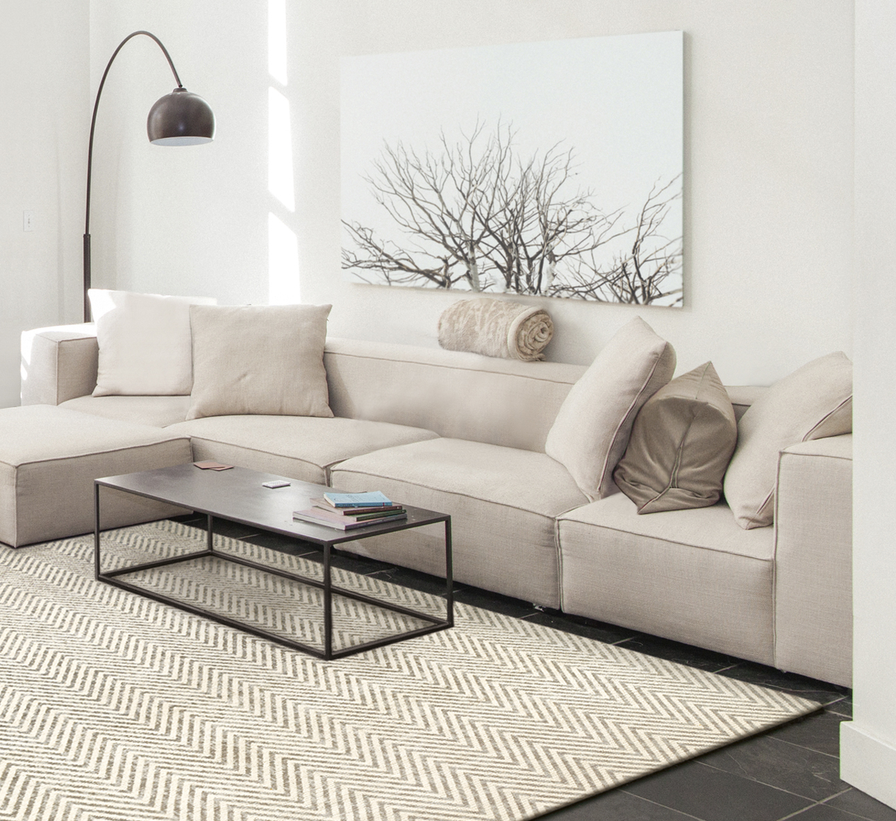 Ковер Luno Холодный бежевый 160*230 CARPETDECOR ДИЗАЙНЕРСКИЕ, MAGIC HOME, ДЕТСКИЕ 240252 Бежевый  - Вид №1
