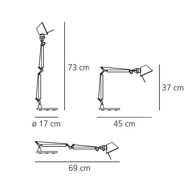 Artemide Tolomeo A011860 лампа настольная 62123 - Вид №6
