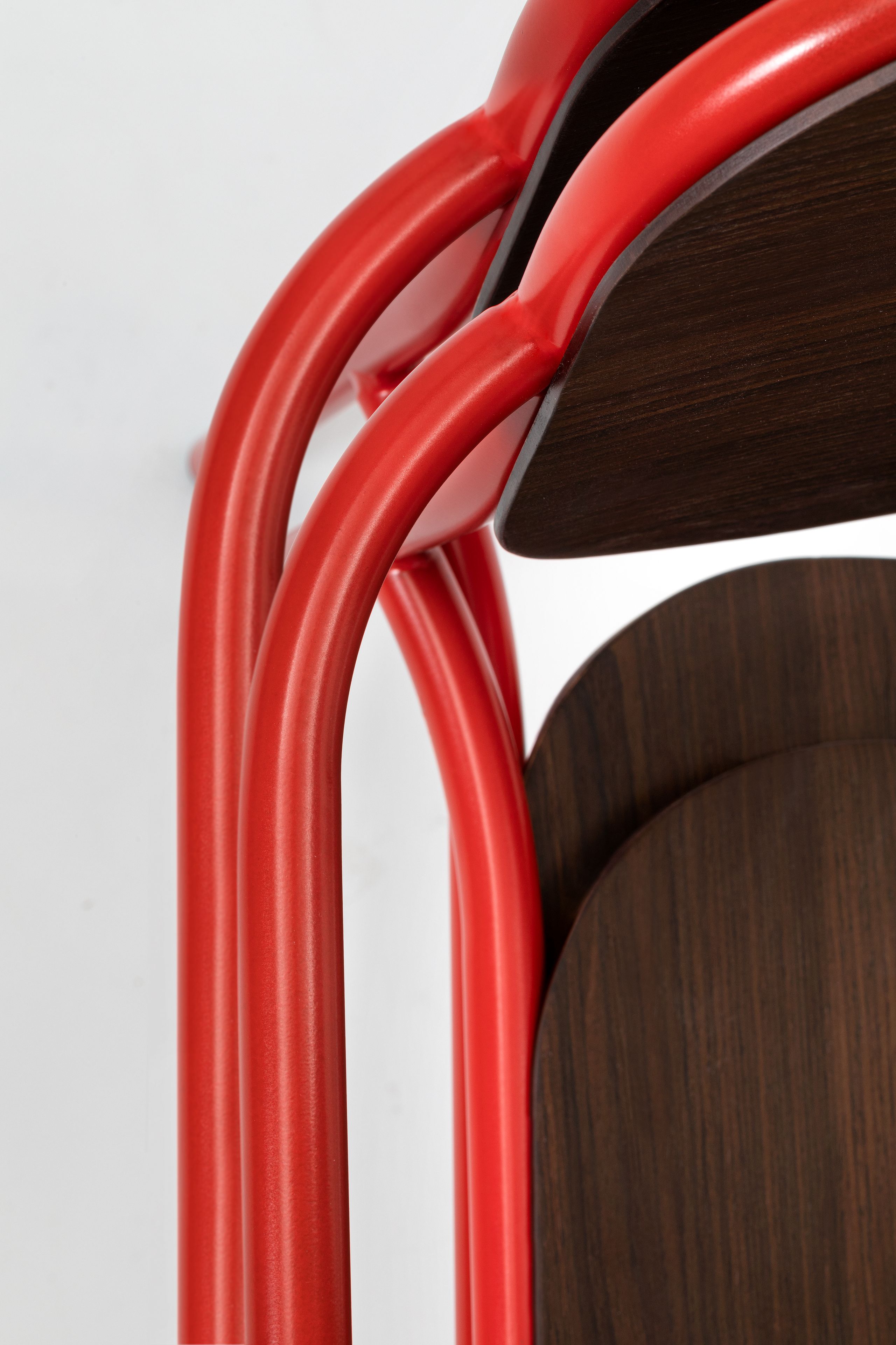 Деревянный штабелируемый стул с подлокотниками TrabA' Metis ARCH-00147027 - Вид №1