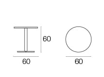 Стальной складной круглый стол emu Darwin ARCH-00030339 - Вид №2