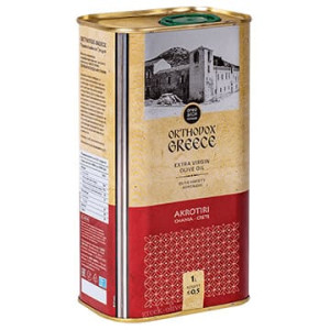 Оливковое масло AKROTIRI Extra Virgin Православная Греция 1 л
