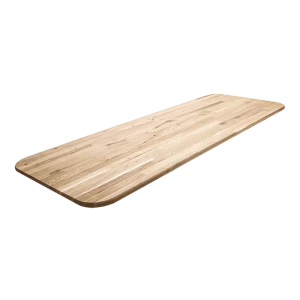 92003748 Столешница для стола Дом дерева овальная 120x60x2.5 см дерево цвет натурального дуба STLM-1393936