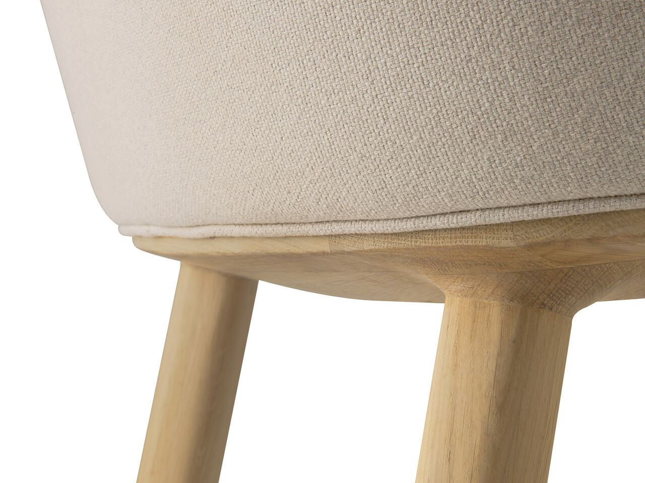 Мягкий стул из ткани Ethnicraft UNDA SALT ARCH-00043169 - Вид №5