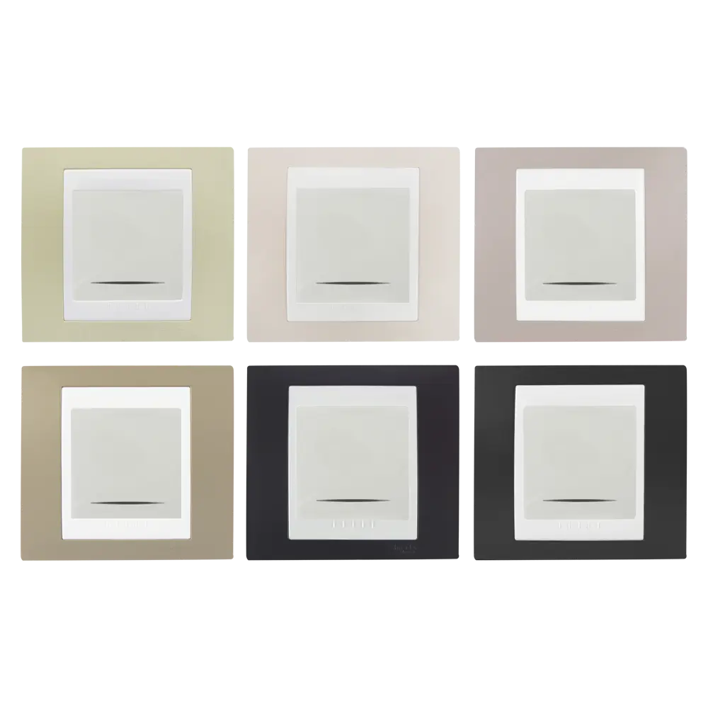 Выключатель встраиваемый Systeme Electric Unica 1 клавиша с подсветкой, цвет белый STLM-2057568 - Вид №1