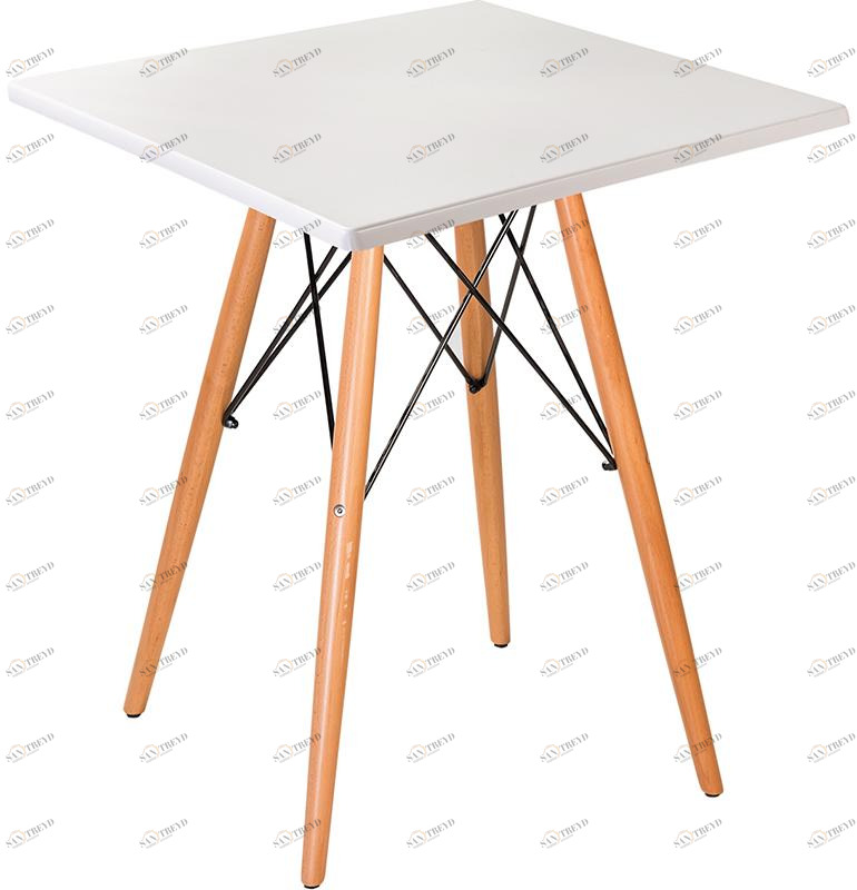 30787 Стол Eames woodS pure white R-HOME 860419+170505pure_white