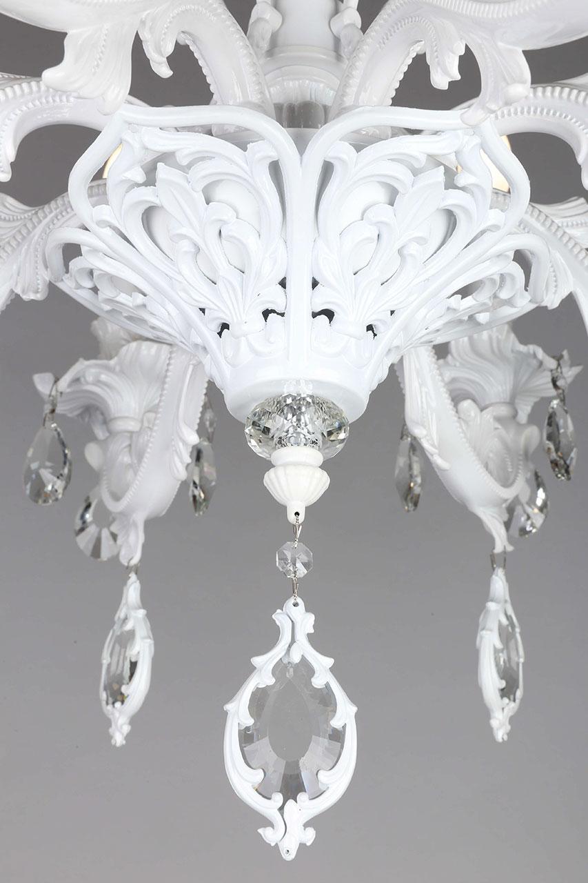 Подвесная люстра Omnilux Senis OML-74713-08 OMNILUX ДИЗАЙНЕРСКИЕ, SENIS WHITE 187200 Белый  - Вид №3