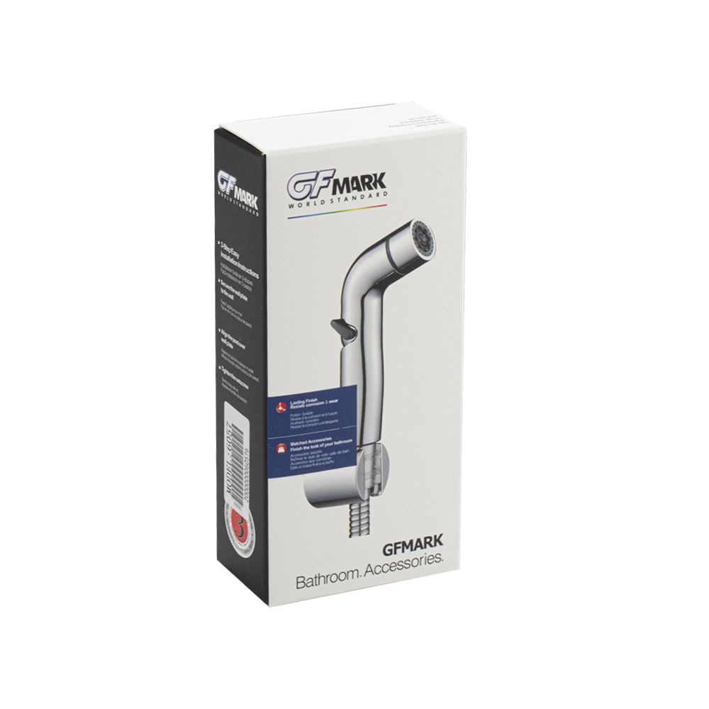 GFmark - Лейка гигиеническая, хромированная, для биде, код: 6057  - Вид №1