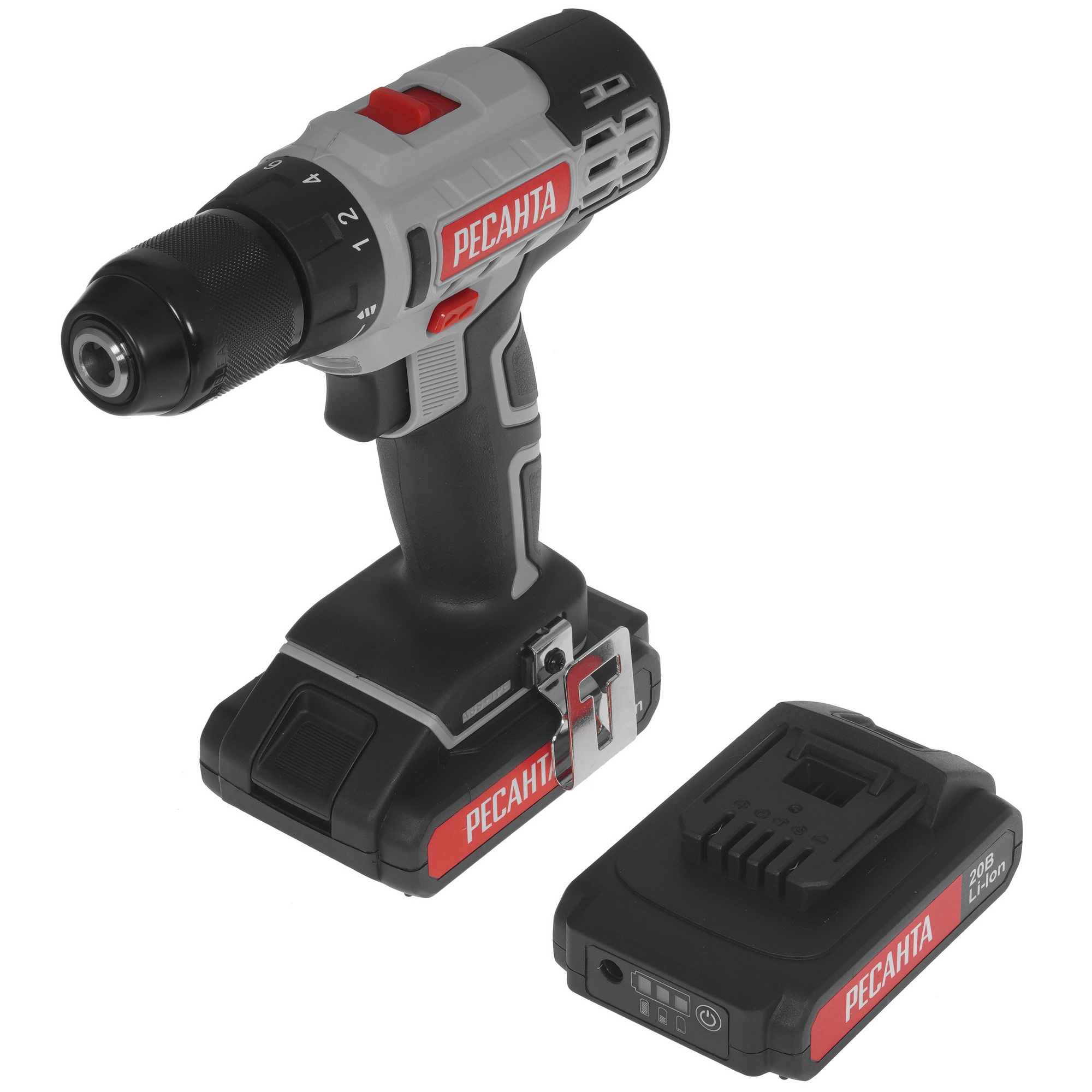 Дрель-шуруповерт Ресанта ДА-20-2ЛК 5356651 STDN-0099236 - Вид №2