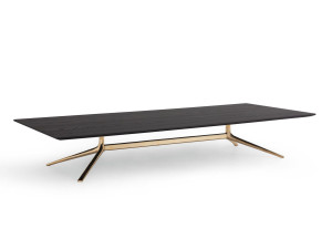 Мраморный прямоугольный низкий журнальный столик