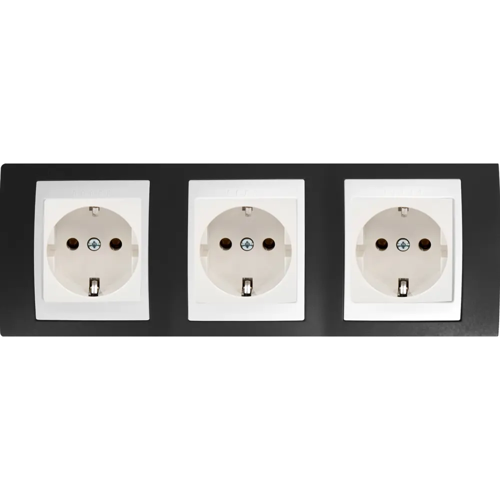 Рамка для розеток и выключателей Systeme Electric Unica 3 поста, цвет какао/белый 17795495 STLM-2111827 - Вид №2
