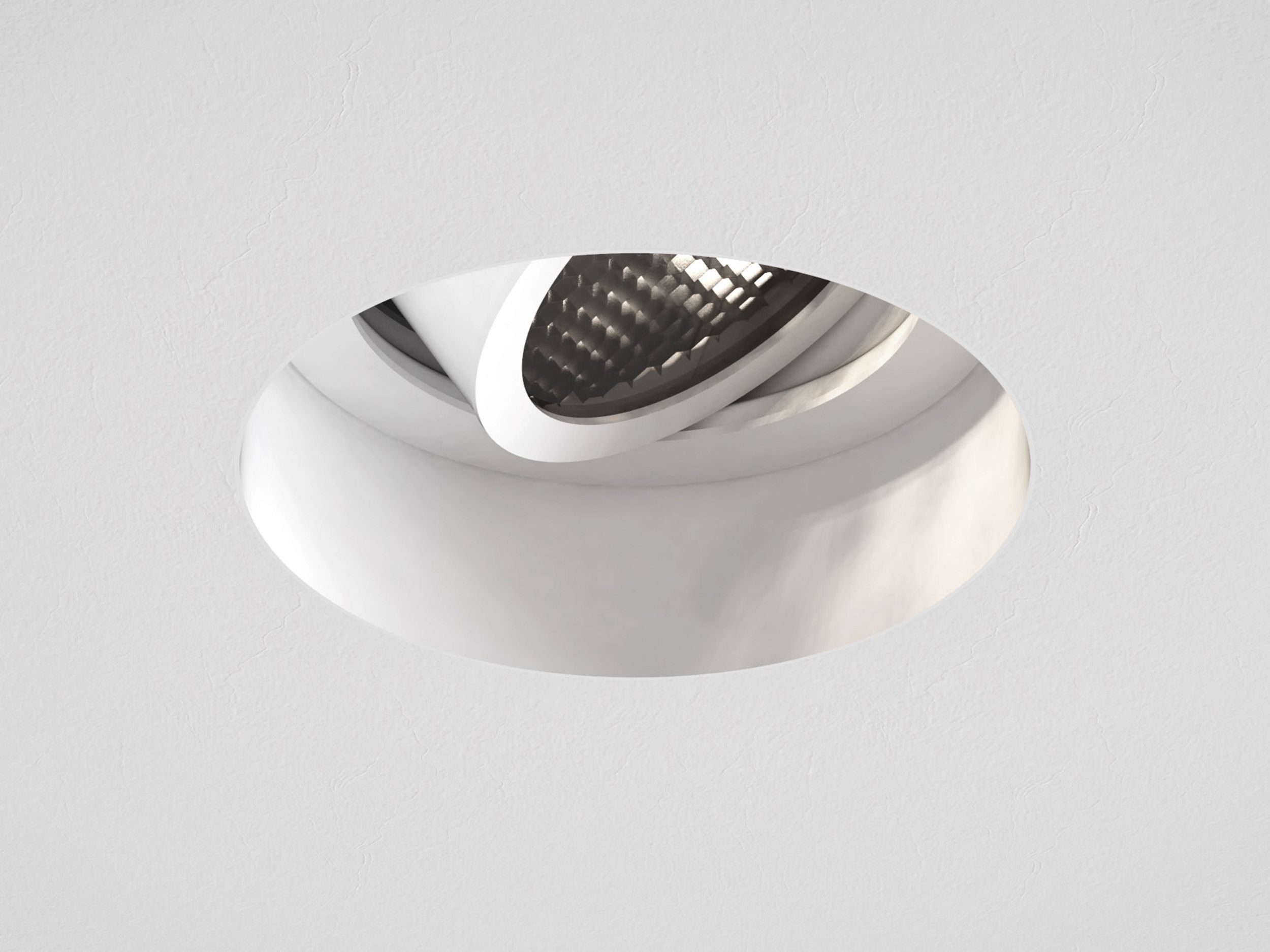 Регулируемый металлический светодиодный потолочный светильник Astro Lighting TRIMLESS ROUND ADJUSTABLE FIRE-RATED ARCH-00130573