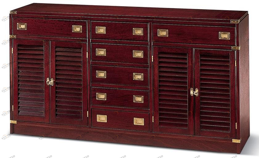 Caroti Комод деревянный с распашными дверцами с ящиками  707 