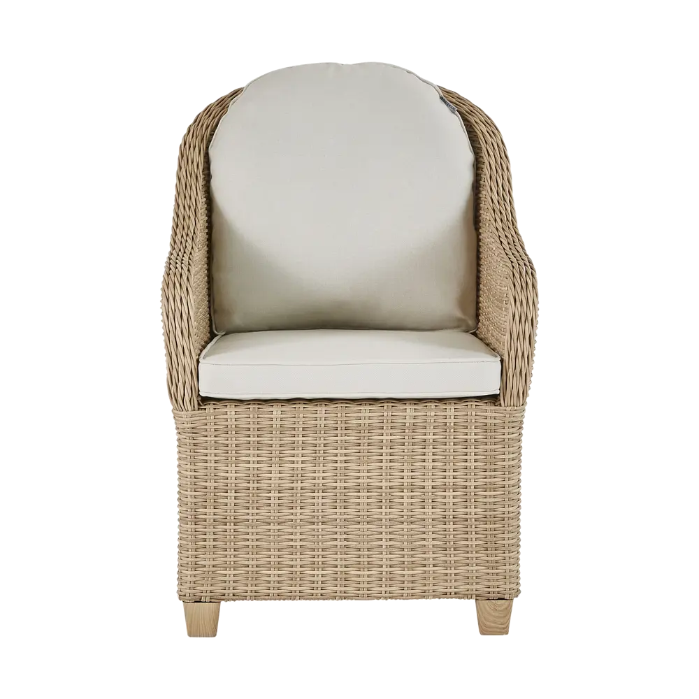 Кресло садовое NATERIAL Medena с подушками - алюминий и искусственный ротанг 87082102 STLM-0073136 - Вид №1