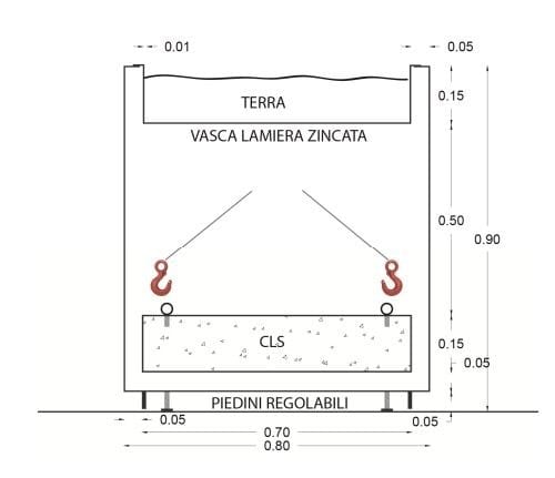 Квадратный плантатор из оцинкованного листа Viscio Urban Design FIORIERA ANTITERRORISMO ARCH-00086632 - Вид №41