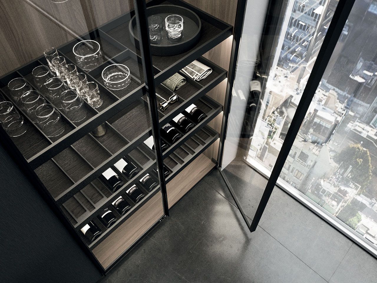 Встроенная кухня с полуостровом Arrital Ak_Project ARCH-00032864 - Вид №6