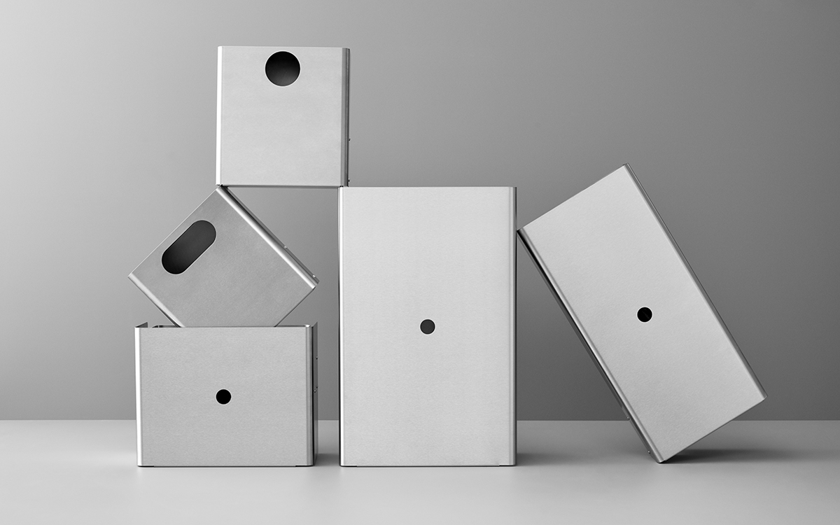 14709702100 Мусорное ведро с круглым отверстиемd line Knud Holscher  - Вид №2