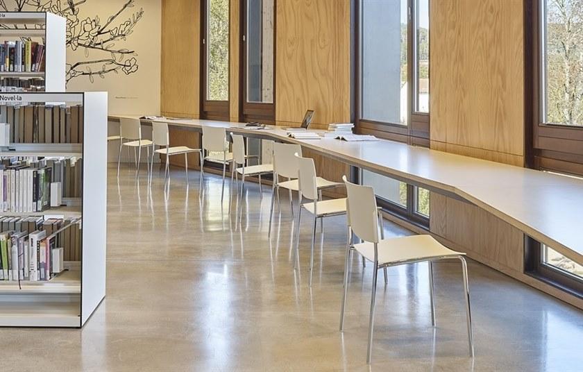 Andreu World Штабелируемый стул из технополимера с открытой спинкой Sit Si1200 - Вид №11