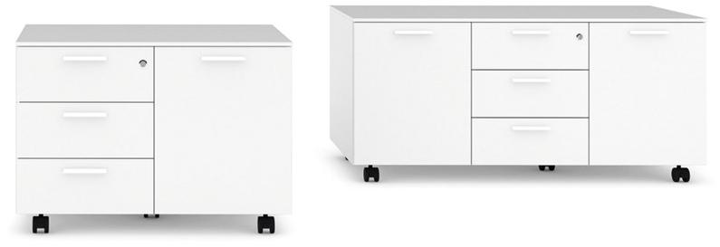 Bralco Низкий офисный ящик для хранения из дерева с распашными дверцами Eko sun-id-1407952 - Вид №1