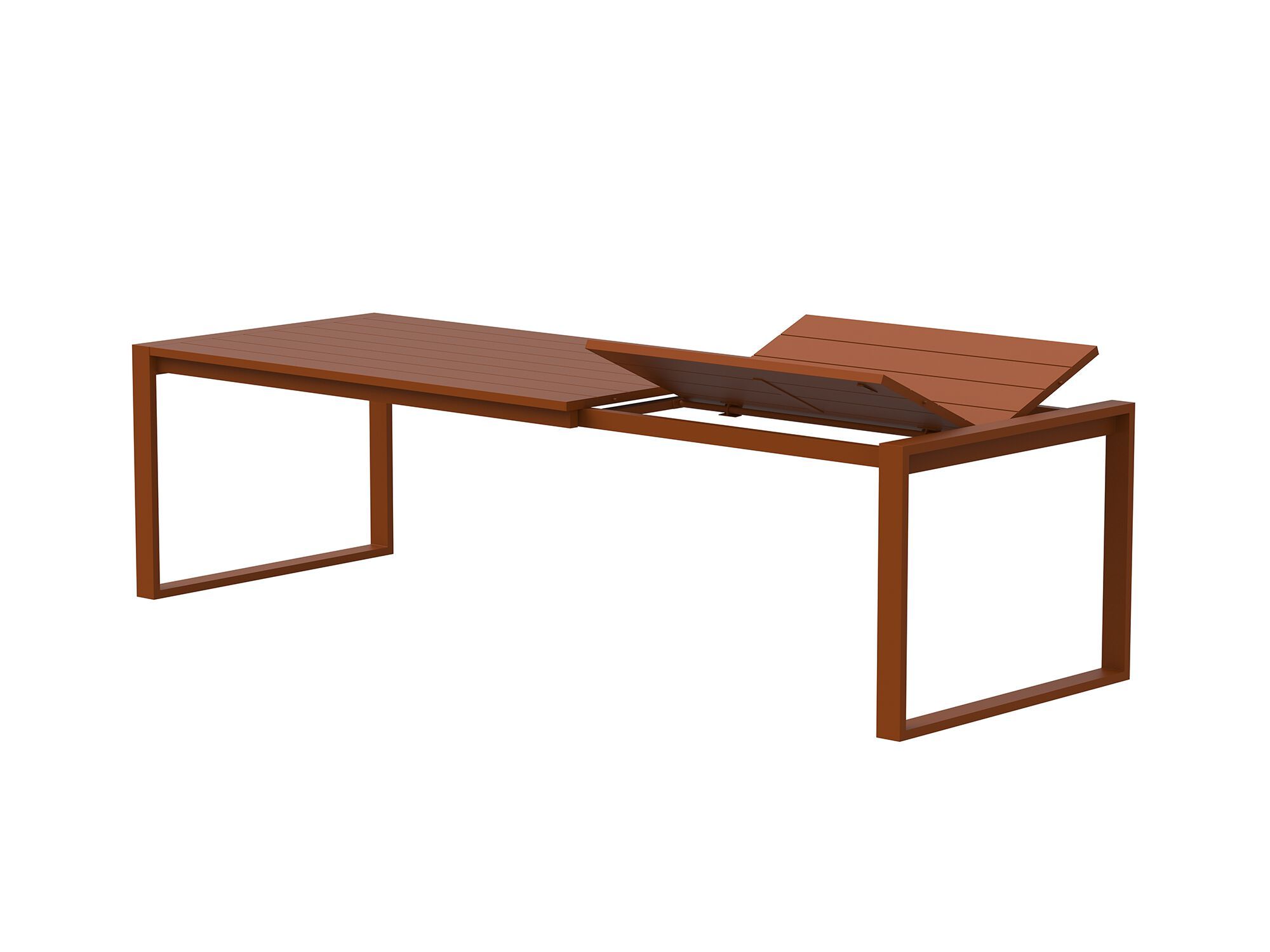 Алюминиевый прямоугольный выдвижной стол с порошковым покрытием Case Eos ARCH-00143156 - Вид №12