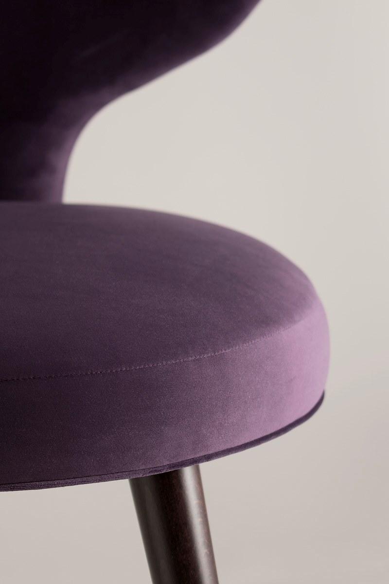 Tirolo Табурет из ткани со спинкой и подставкой для ног Elle 064 sg - Вид №2