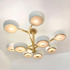 Металлический потолочный светильник