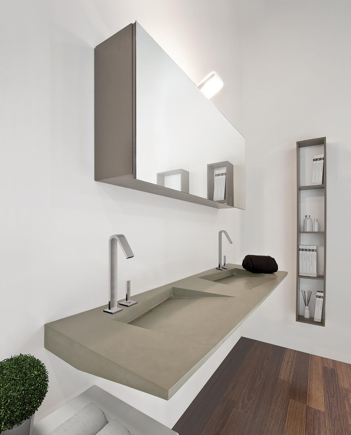 Прямоугольная двойная подвесная раковина LASA IDEA ARCH-00129127 - Вид №1