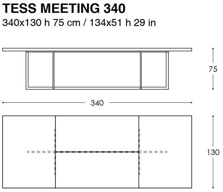 José Martínez Medina Прямоугольный деревянный стол для переговоров sun-id-1478784 - Вид №2
