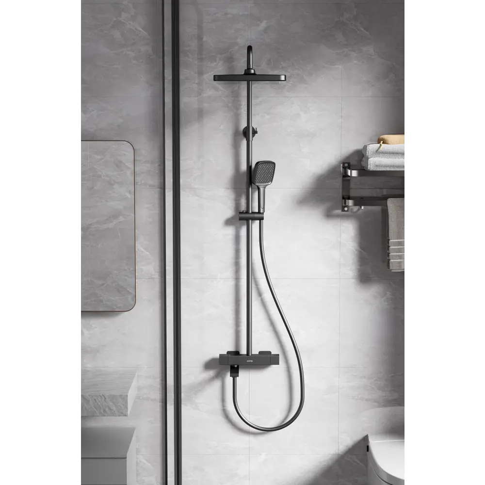 Душевая система Gappo Eder с термостатом и верхним душем 89400934 STLM-1573000 - Вид №12