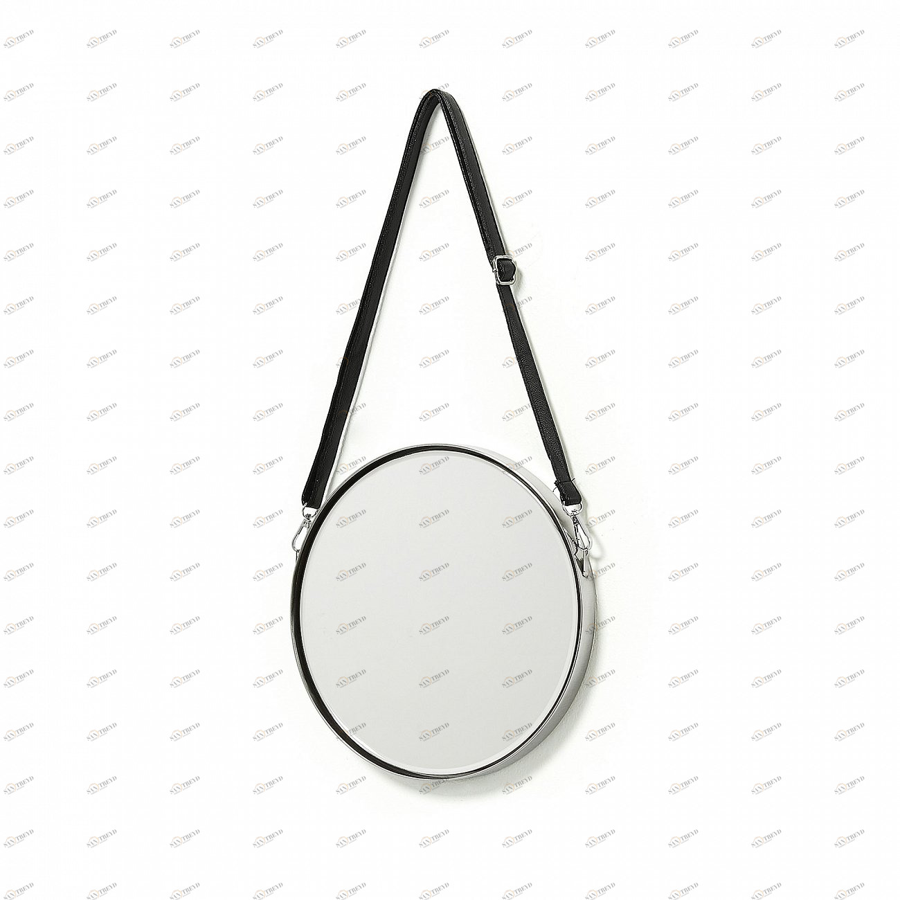 Зеркало на ремне круглое металлическое диаметр 30 см Elne от La Forma LA FORMA ELNE 342858 Натуральный 