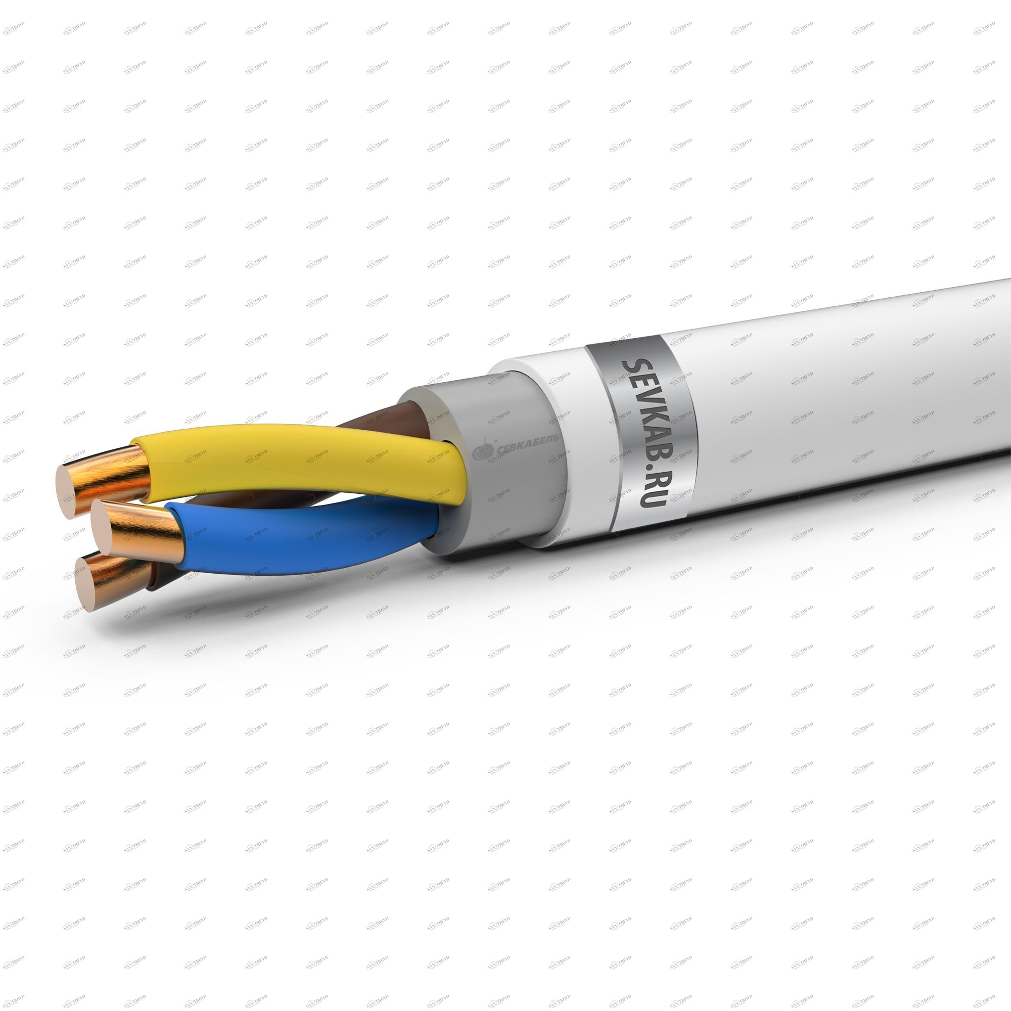 Кабель силовой NYM 3х1,5 ГОСТ (Севкабель) 6130