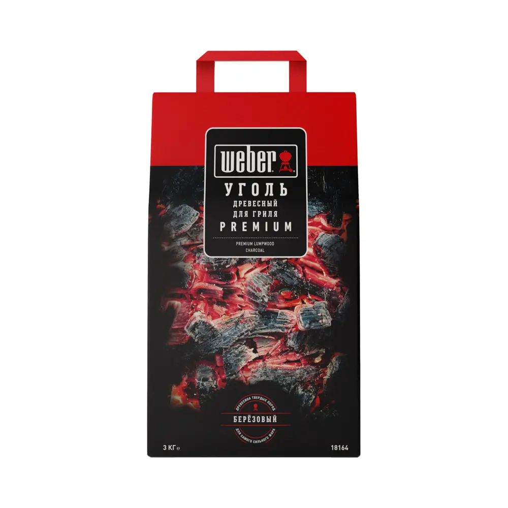 Уголь древесный Weber 3 кг STLM-2046519 - Вид №2